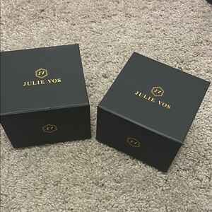Julie Vos Black and Gold Gift Boxes